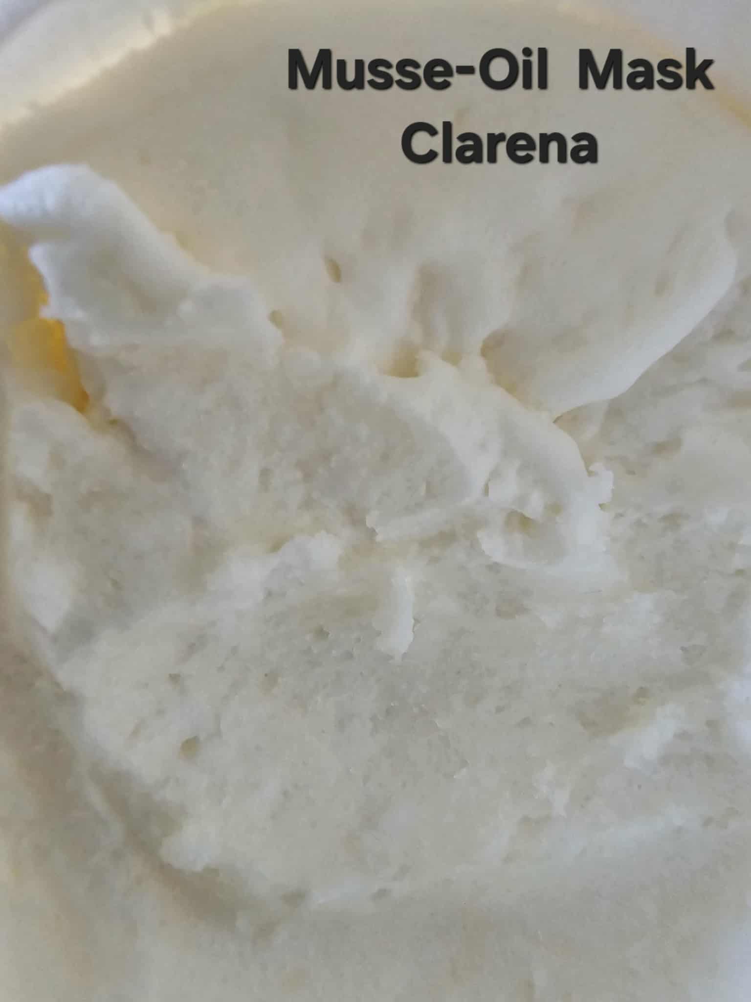 musse oil mask clarena konsystencja