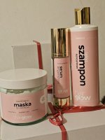 Test szamponu, serum z kwasem hialuronowym i maski do włosów Hairglow by Keratin Moment