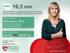 Narodowy Test Ryzyka Chorób Serca i Naczyń &quot;Mam dobry cholesterol&quot;